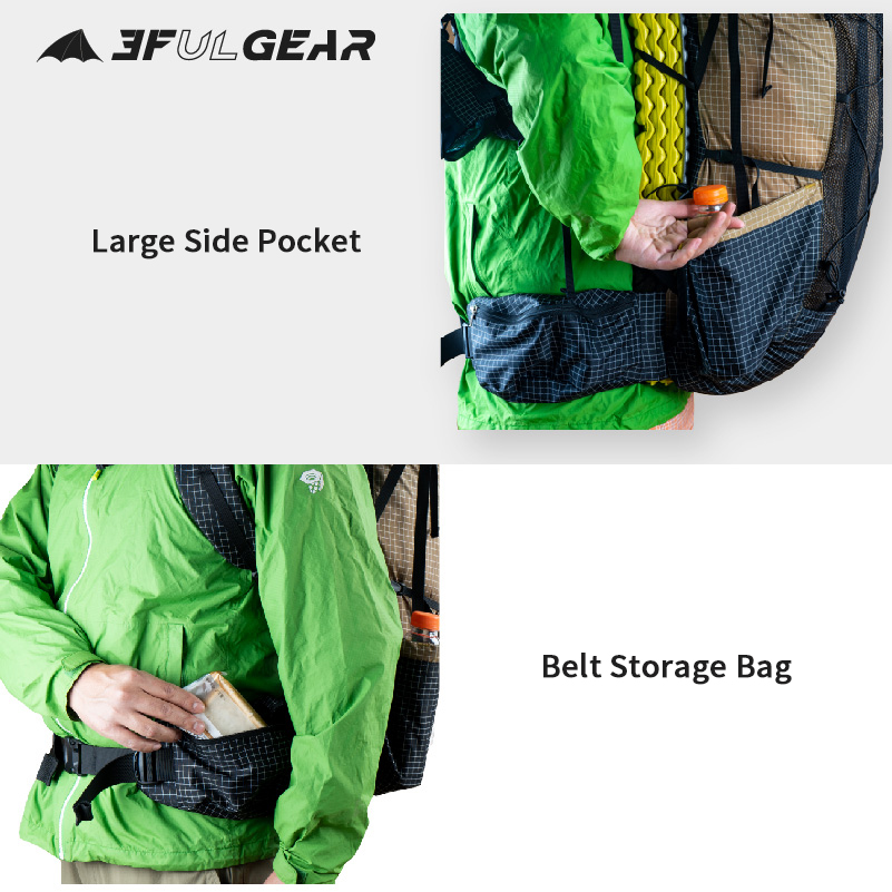 3F UL Gear qidian Pro 46 + กระ - Outdoor Sport Climbing Gear บทวิจารณ์และราคา